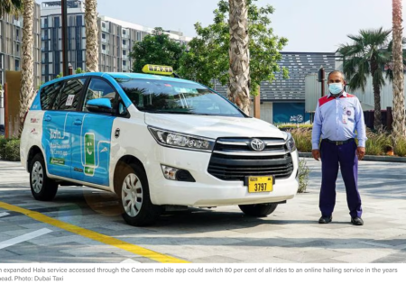 Streetside taxi hailing may be coming to end in Dubai